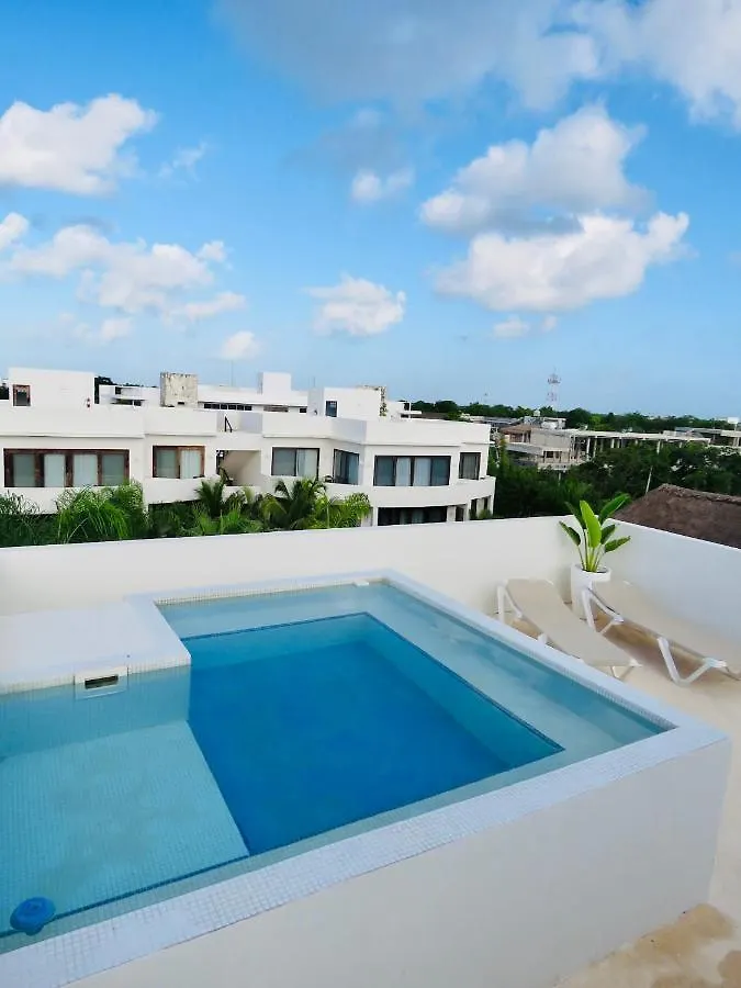 Amazing Luxury Penthouse With Sunset,Sunrise View, Private Jacuzzi And Rooftop Pool Tulum Mexico